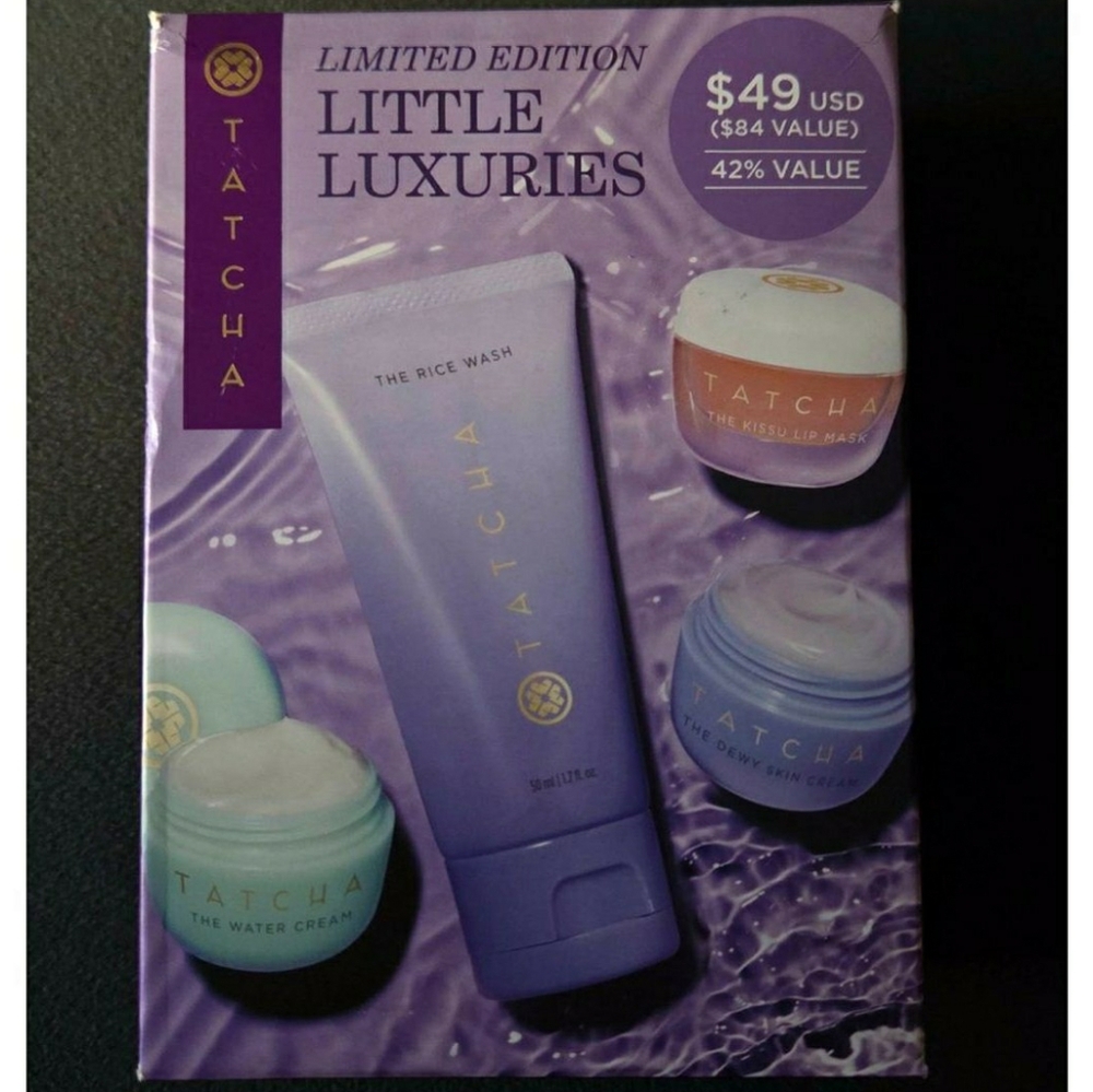 4PC🔮Set Need🔮BNIB LE Tatcha 4PC LITTLE LUXURIES Value Skincare Gift Set!$84V! - Picture 7 of 15